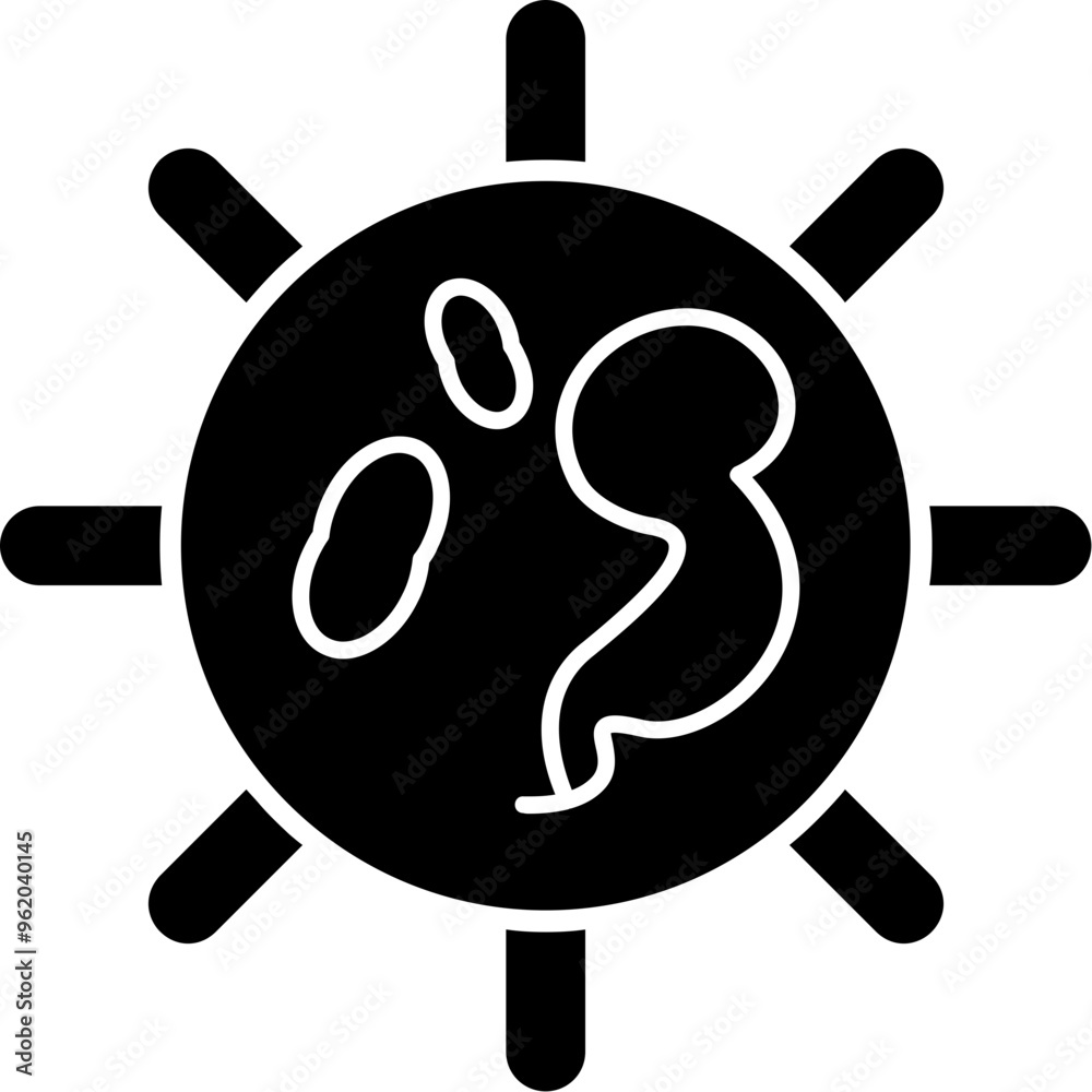 White Blood Cell Icon White Blood Cell Icon
