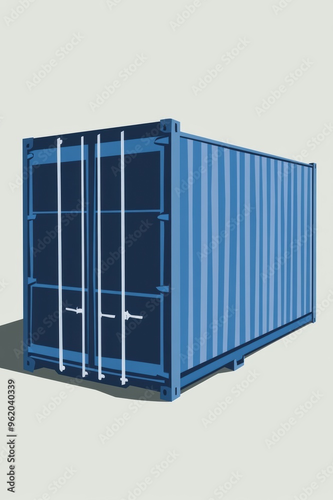 Modern Shipping Container with Minimalist Design Modern Shipping Container with Minimalist Design