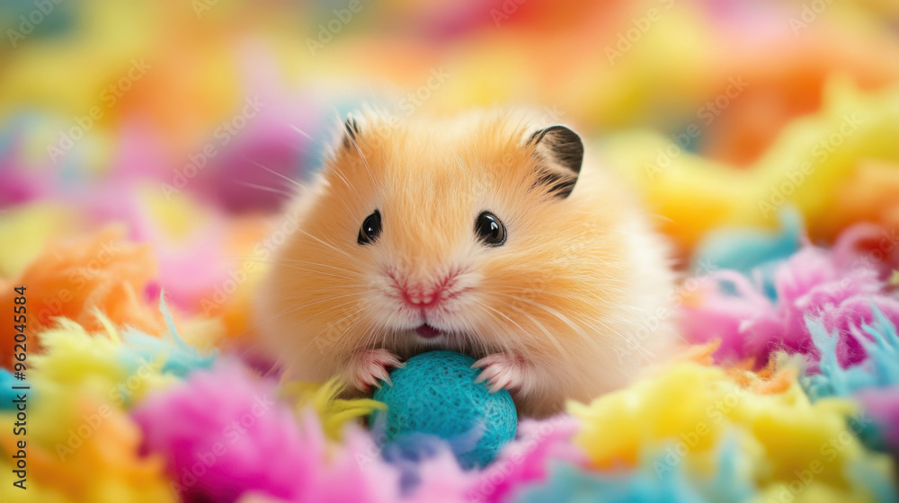 A hamster navigating a small obstacle course with tunnels and ramps, looking determined A hamster navigating a small obstacle course with tunnels and ramps, looking determined