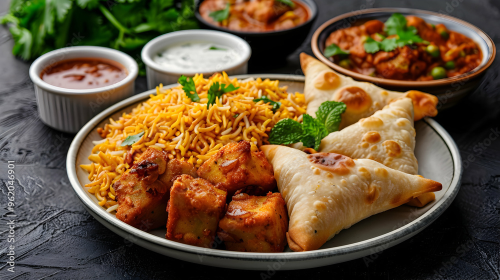 Indian Food Clipart Featuring Dishes Like Biryani Indian Food Clipart Featuring Dishes Like Biryani