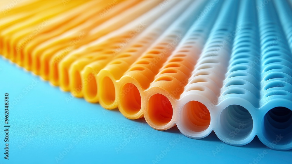Colorful Plastic Tubes with Holes Colorful Plastic Tubes with Holes