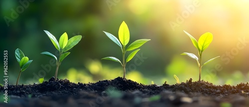 Scalable plant sprouts emerging from soil symbolize the process of improvement and adaptive systems through optimization and growth highlighting the potential for progress and future success