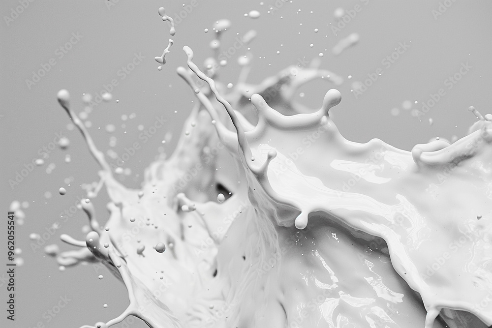 abstract white watery splash on white background abstract white watery splash on white background