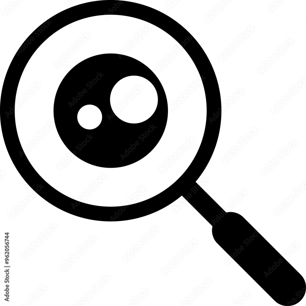 Magnifying glass with eye illustration symbolizing scrutiny and observation.
Magnifying glass with eye illustration symbolizing scrutiny and observation.