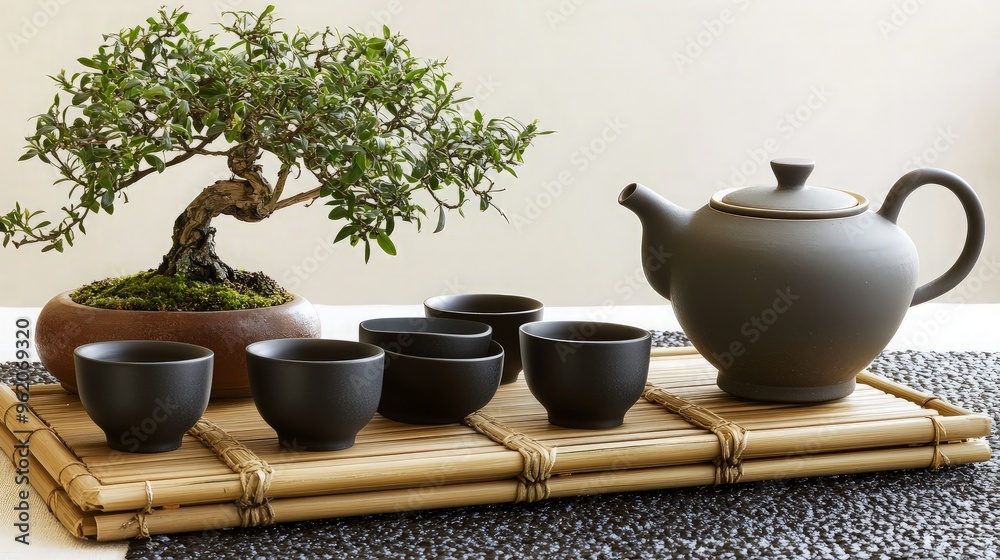 Traditional Japanese Tea Ceremony Setup Traditional Japanese Tea Ceremony Setup