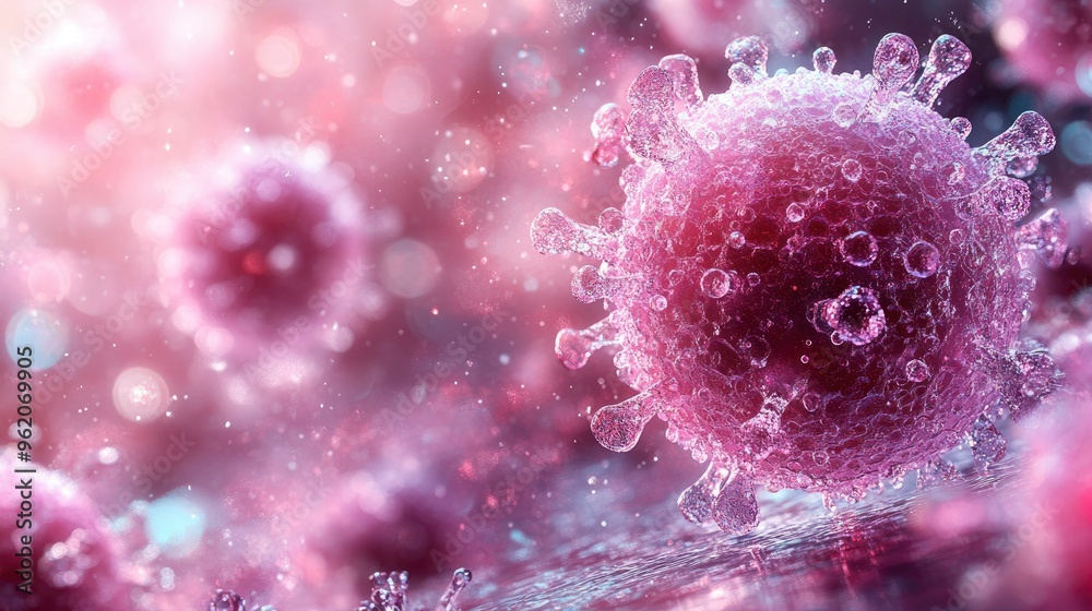 Microscopic View of a Virus Microscopic View of a Virus