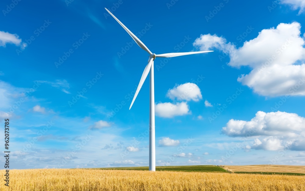 A photostock image of wind turbines generating green energy with a scenic backdrop, perfect for eco-friendly energy designs A photostock image of wind turbines generating green energy with a scenic backdrop, perfect for eco-friendly energy designs