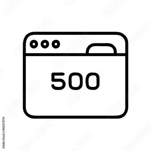 505 Website error Icon