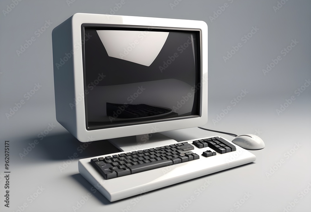 3D Computer Isolated Icon Illustration Render 3D Computer Isolated Icon Illustration Render
