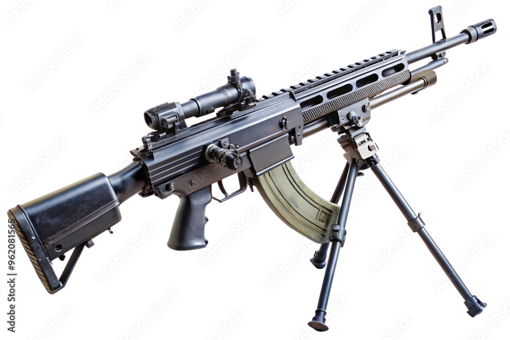 isolated machine gun isolated machine gun