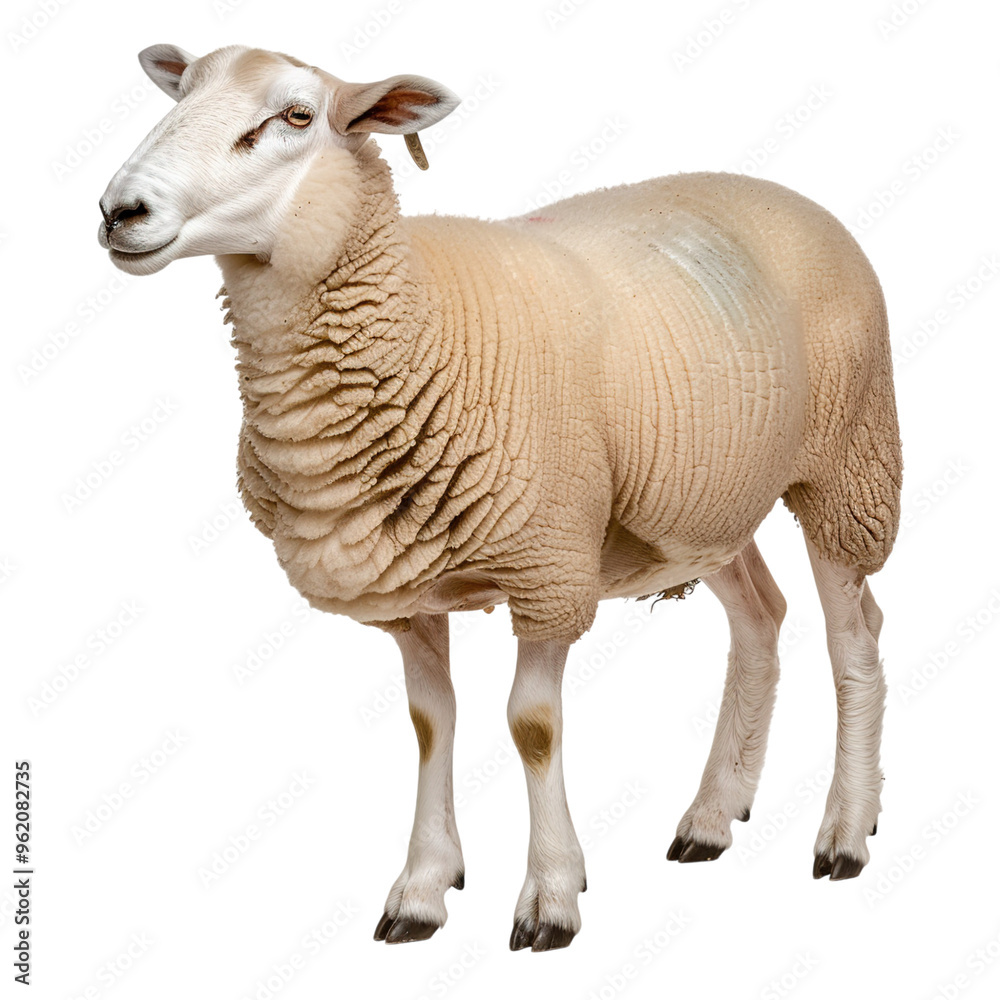 Fototapeta premium sheep in front of background