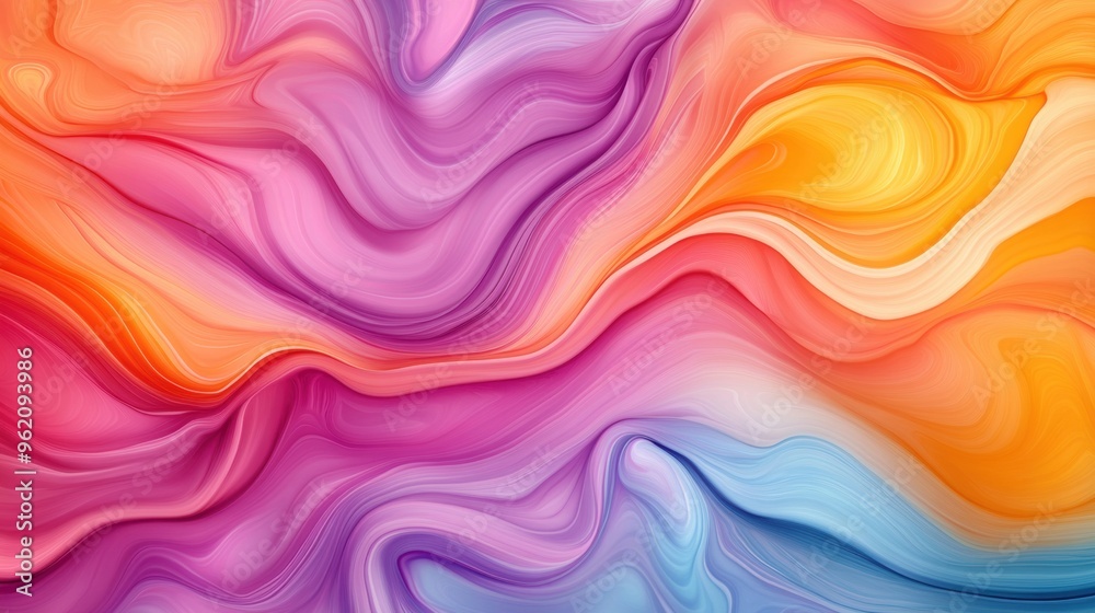 A colorful abstract background with a swirl pattern, AI A colorful abstract background with a swirl pattern, AI
