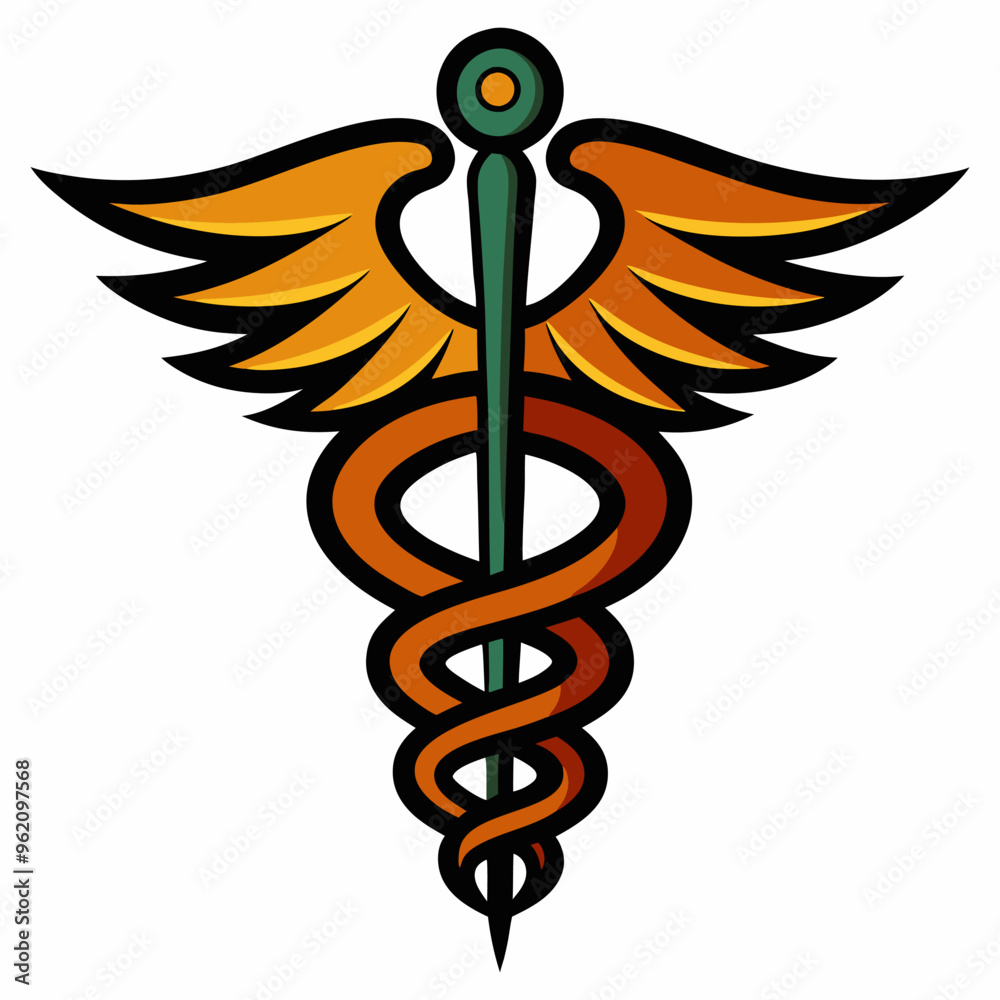 caduceus medical symbol vector illustration caduceus medical symbol vector illustration