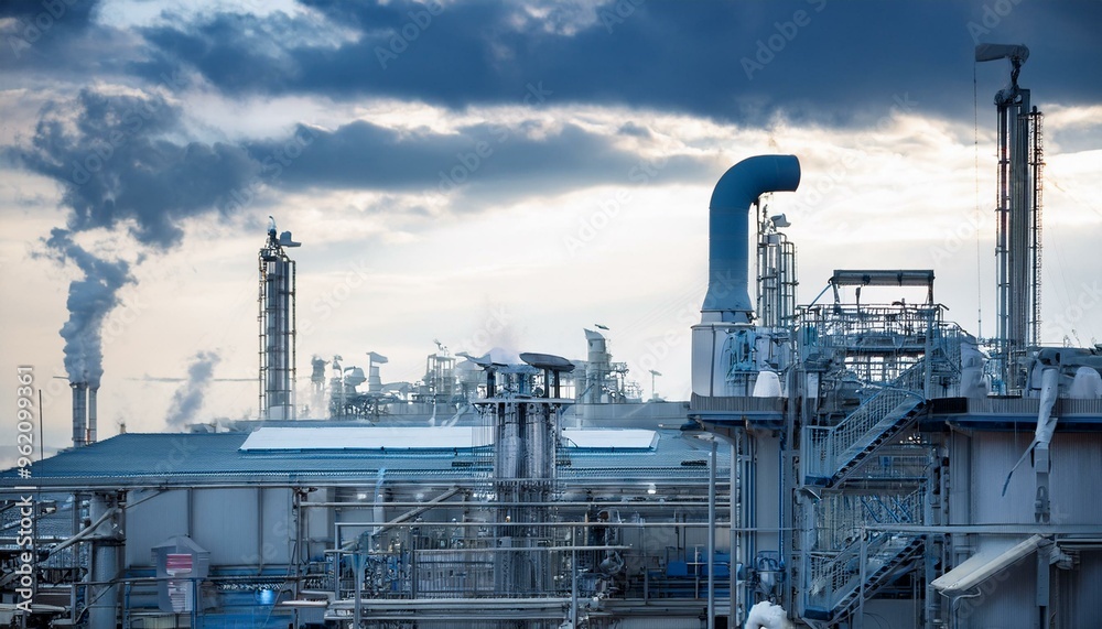 A cleaning product manufacturing plant A cleaning product manufacturing plant