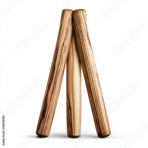 Cricket Wicket Isolated