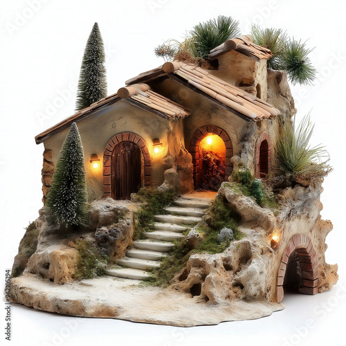 Christmas Crib Isolated
