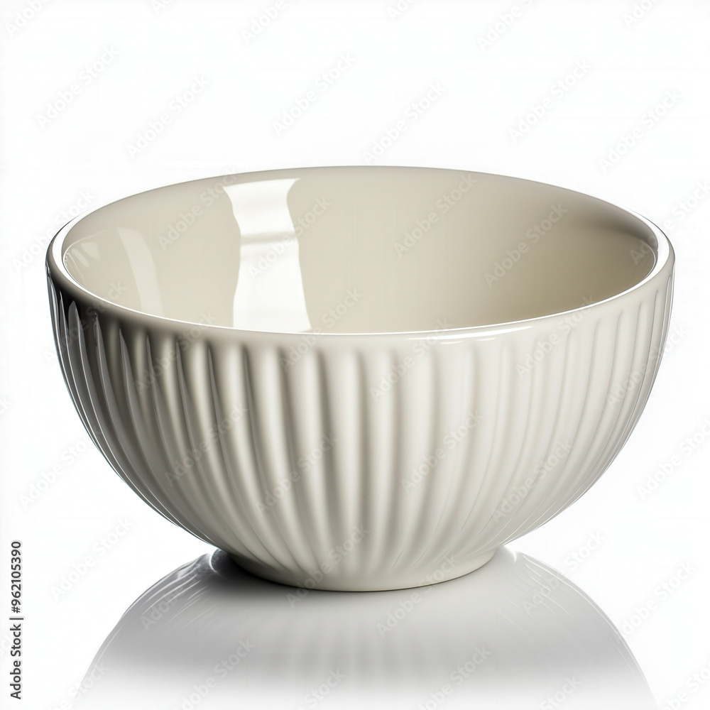 Empty Mixing Bowl Isolated Empty Mixing Bowl Isolated