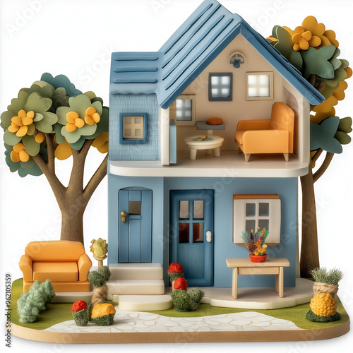 Dollhouse Isolated