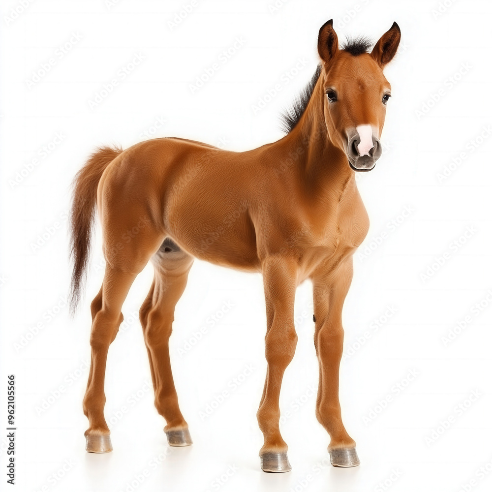 Obraz premium Filly Isolated