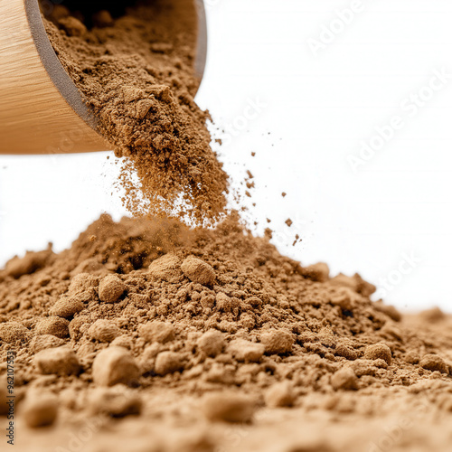 Pouring Sand Isolated
