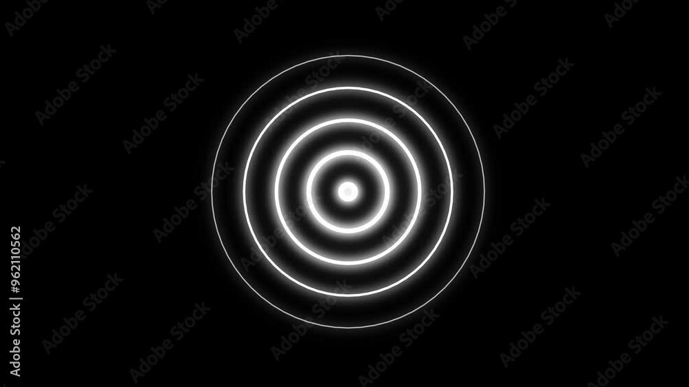 Abstract Futuristic Digital Radio Waves Animation. Abstract Futuristic Digital Radio Waves Animation.