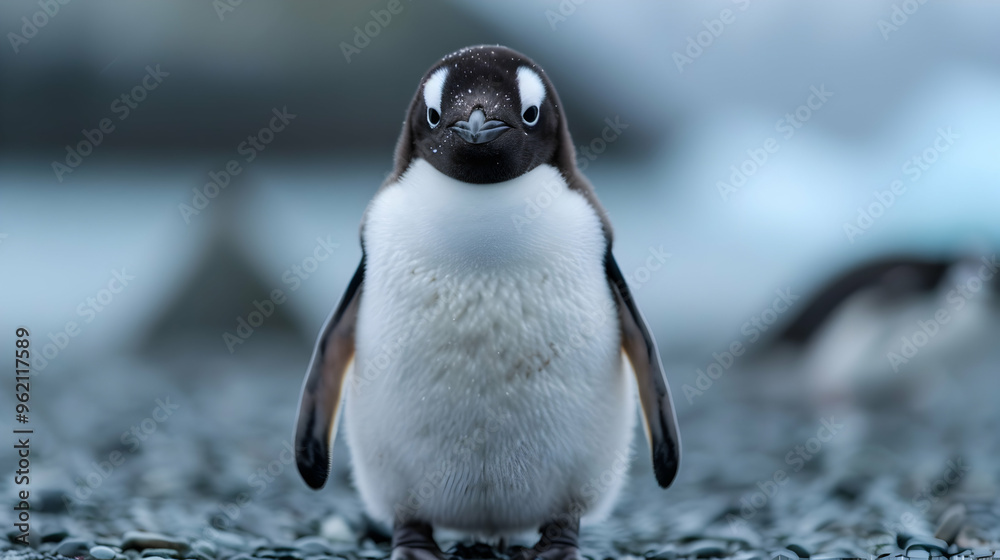 Fototapeta premium The Icy Expanse Antarctica Where The Bitter