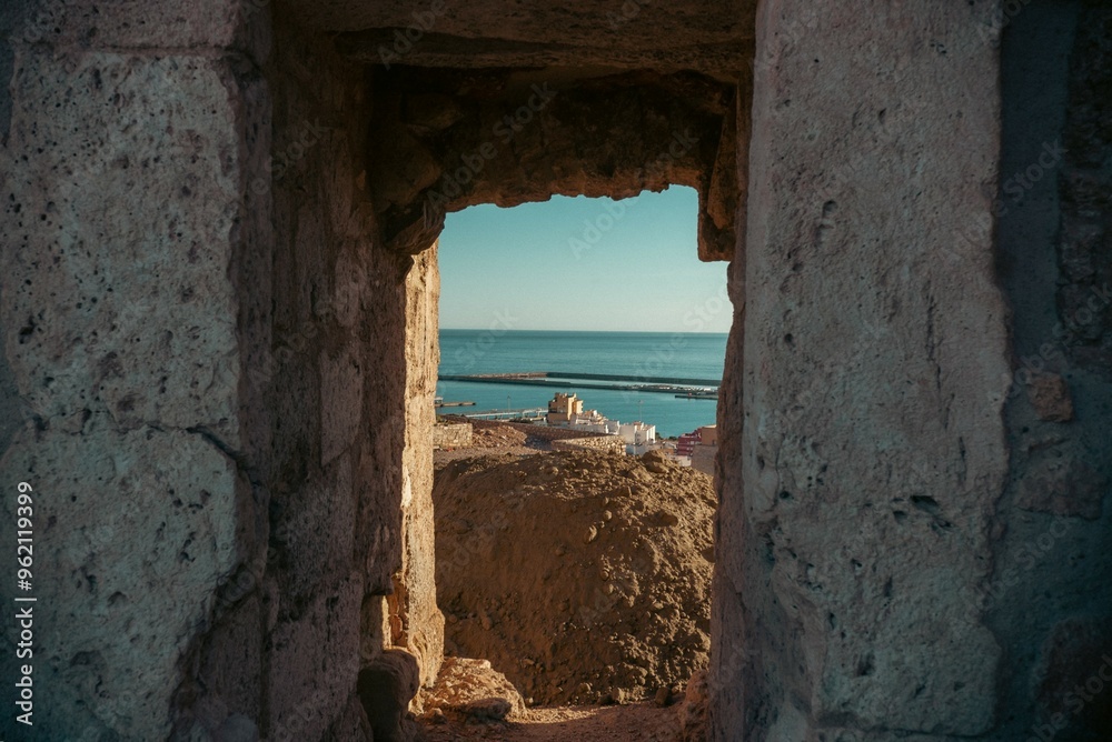 window of an abandoned castle window of an abandoned castle