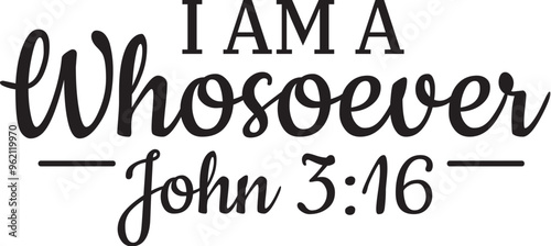 I Am a Whosoever svg