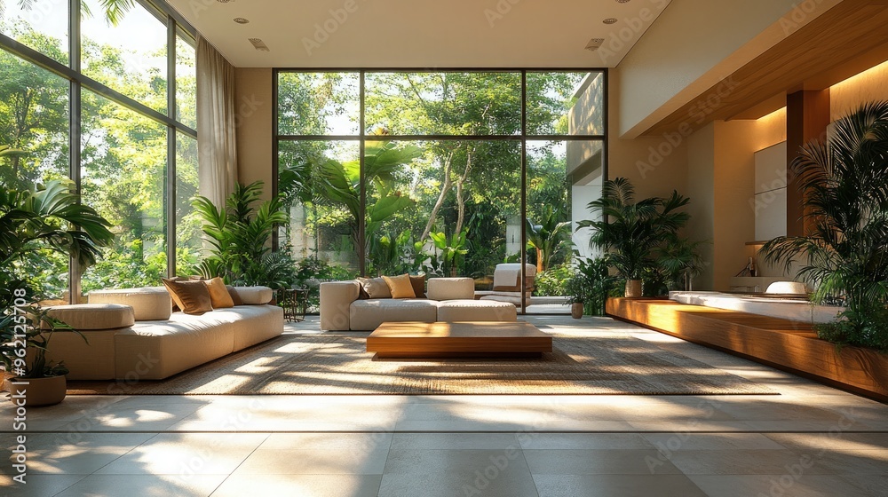 Sustainable Green Environment in Retirement Home Interior Sustainable Green Environment in Retirement Home Interior