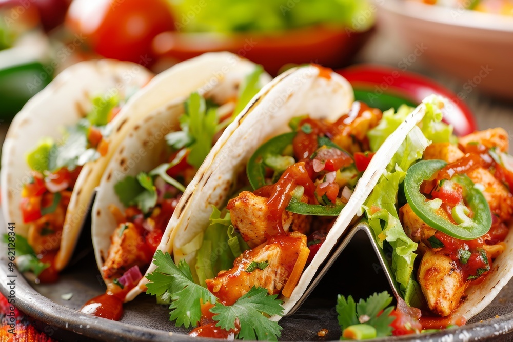 Delicious Chicken Tacos with Pico de Gallo Delicious Chicken Tacos with Pico de Gallo