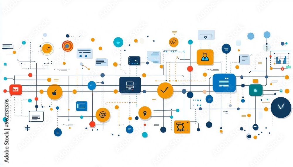 The Time Optimization Algorithm, conceptual diagram where an algorithm visualizes how different tasks are scheduled and optimized. The Time Optimization Algorithm, conceptual diagram where an algorithm visualizes how different tasks are scheduled and optimized.