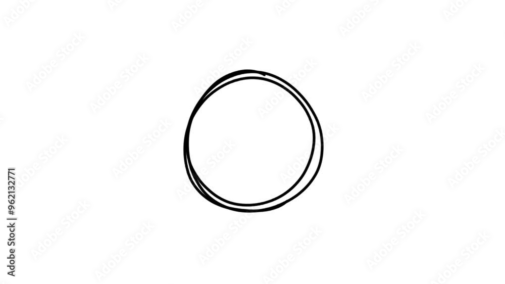 circle rotating animation video on white background circle rotating animation video on white background