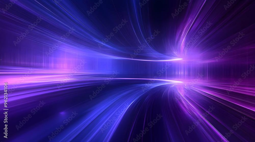 Abstract Purple and Blue Lines Flowing Through a Tunnel of Light Abstract Background Animation Abstract Purple and Blue Lines Flowing Through a Tunnel of Light Abstract Background Animation