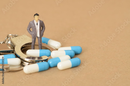 The businessman's criminal activities included the trafficking of drugs and the smuggling of illicit pills into the country.