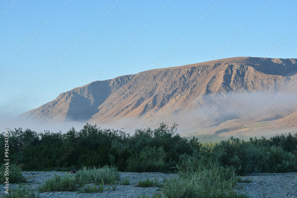 Fototapeta premium Mountains of the Polar Urals.