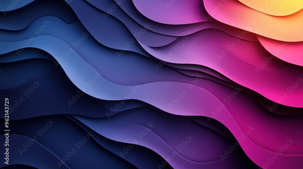 A purple and blue wave with a pink and blue background A purple and blue wave with a pink and blue background