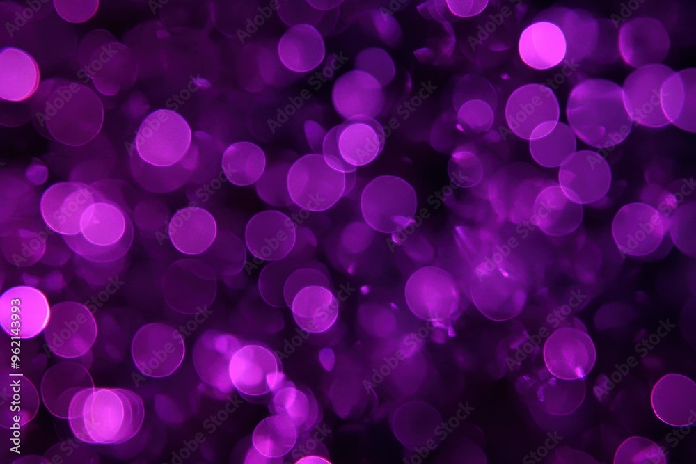 Vibrant purple bokeh light background for festive occasions Vibrant purple bokeh light background for festive occasions