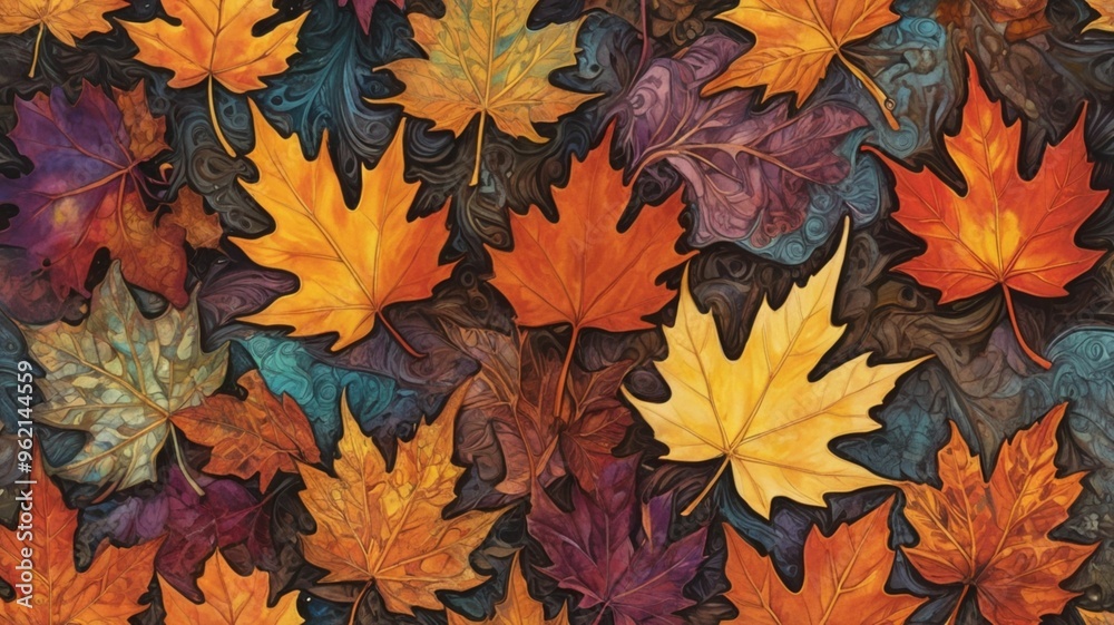 autumn leaves background autumn leaves background