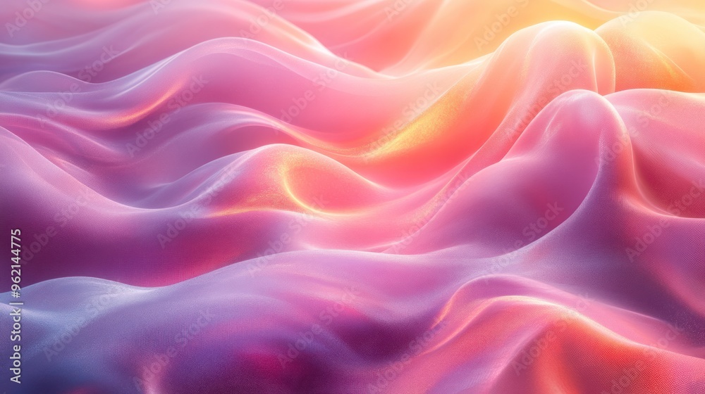 Yellow and white background, flowing lines and circular shapes. Yellow and white background, flowing lines and circular shapes.