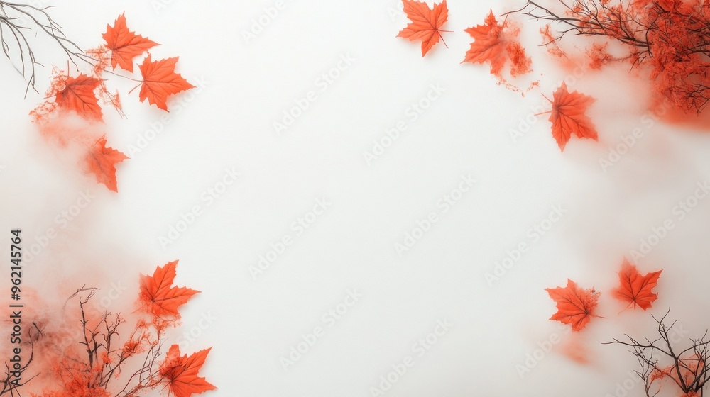 Spooky white backdrop with a blood-splattered frame, leaving room for Halloween text. Spooky white backdrop with a blood-splattered frame, leaving room for Halloween text.