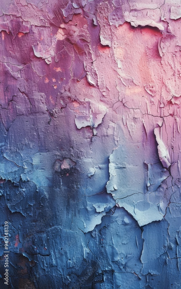 Naklejka premium Abstract texture art featuring vibrant shades of purple and blue, perfect for backgrounds and artistic designs.