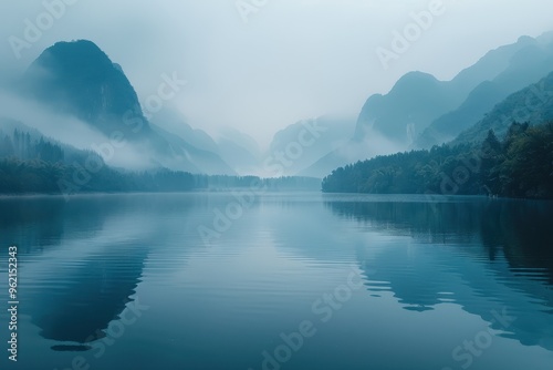 Serene Mountain Lake