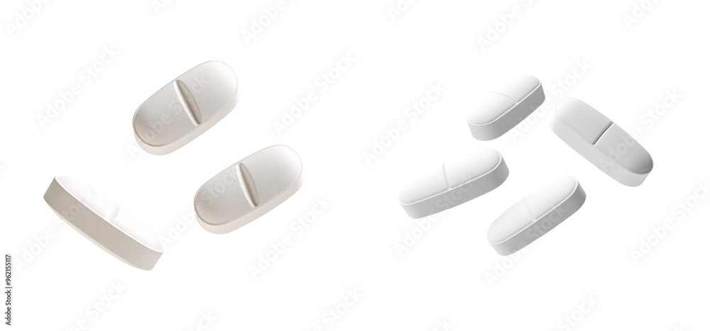 prescription white pills in the air collection on a transparent background, medicine pill, tablet PNG prescription white pills in the air collection on a transparent background, medicine pill, tablet PNG