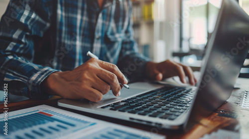 person typing on a laptop keyboard