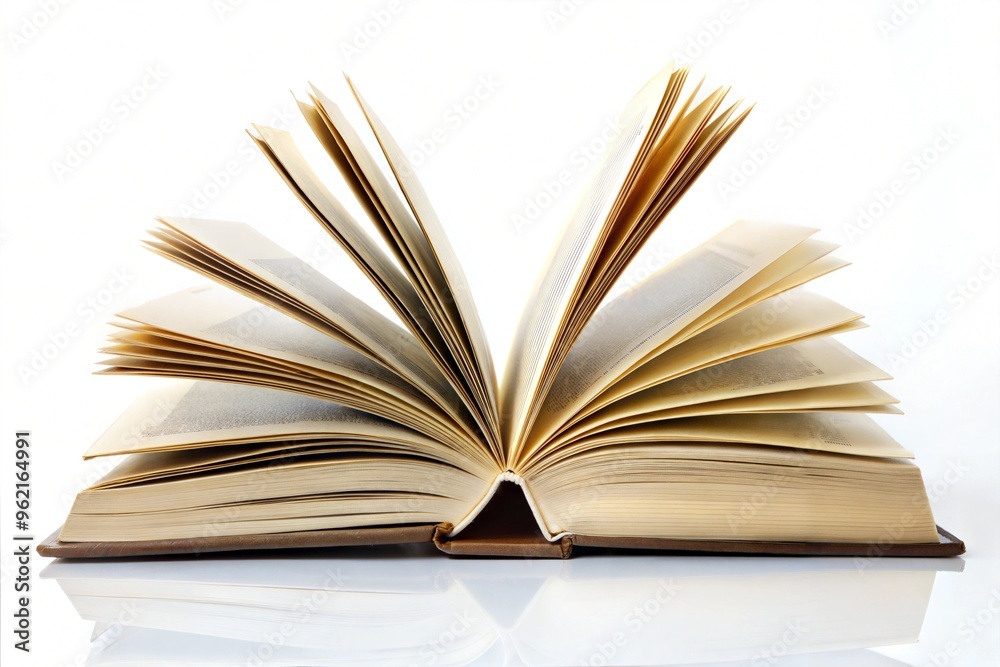 Fototapeta premium Book isolated on a pure white background