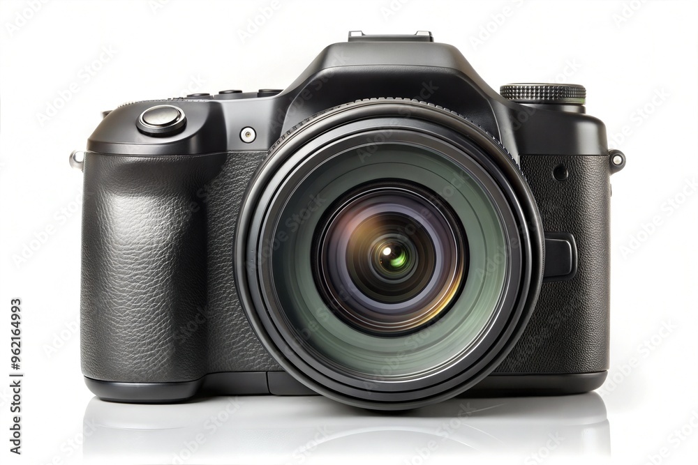 Camera isolated on a pure white background Camera isolated on a pure white background