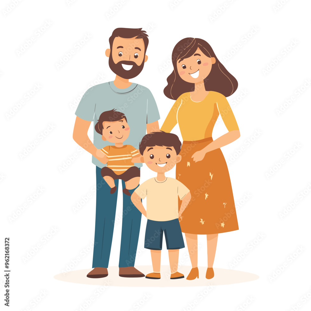 Happy Family vector Happy Family vector