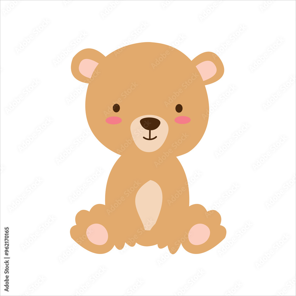 cute bear isolated vector illustrations cute bear isolated vector illustrations