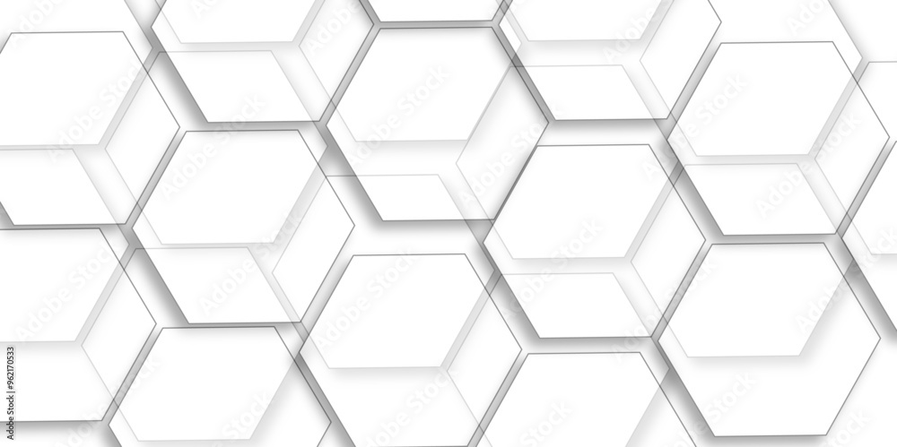 Abstract background with hexagon and white Hexagonal Background. Vector technology background with hexagon concept design. seamless bright white abstract honeycomb background. Abstract background with hexagon and white Hexagonal Background. Vector technology background with hexagon concept design. seamless bright white abstract honeycomb background.
