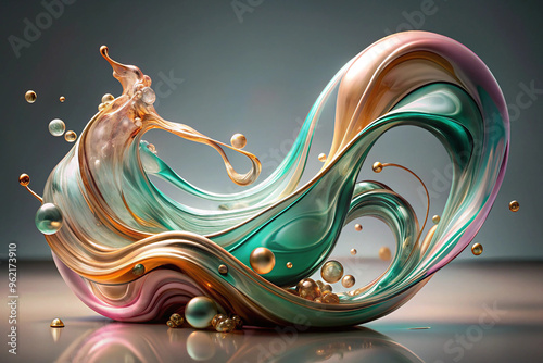 Holo Abstract 3D Shapes